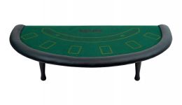 Blackjack table top with legs