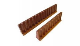 Craps vertical solid mahogany chip rack