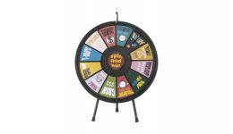 Custom tabletop prize wheel