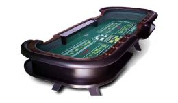 Professional craps table made in the usa