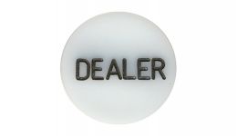 White dealer button