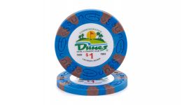 1 dunes poker chip