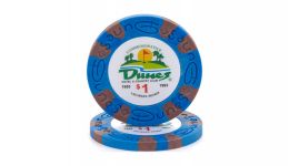 1 dunes poker chip