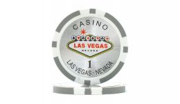 1 las vegas laser etched poker chip