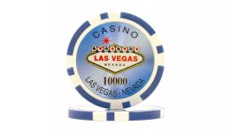 10 000 las vegas laser etched poker chip