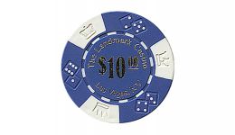 10 landmark casino poker chip