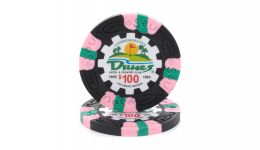 100 dunes poker chip