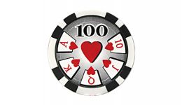 100 high roller poker chip