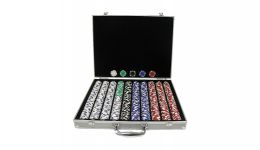 1000 royal suited aluminum poker chip set