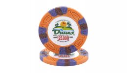 25 000 dunes poker chip