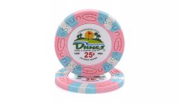25 cent dunes poker chip