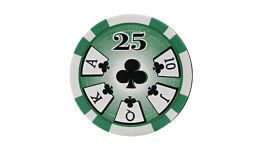 25 high roller poker chip