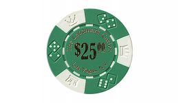25 landmark casino poker chip