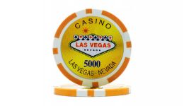 5 000 las vegas laser etched poker chip