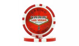 5 las vegas laser etched poker chip