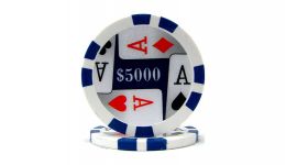 5000 4 aces poker chip