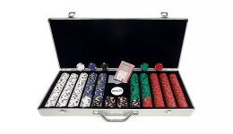 650 pro clay aluminum poker chip set