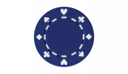 Blue 11 5g suite poker chip