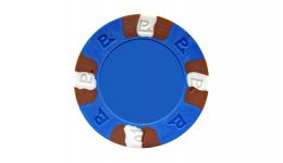 Blue custom pro classic poker chip