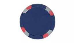 Blue lucky bee large poker chip