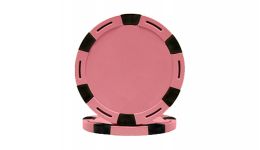 Pink monaco six stripe poker chip