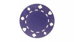 Purple 11 5g suite poker chip