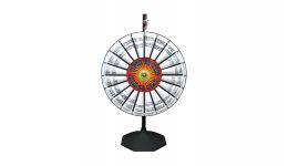 18 inch insert prize wheel with stand
