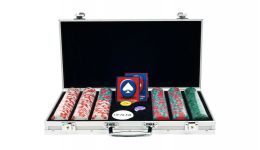 300 pro classic aluminum poker chip set