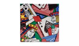 Card party luncheon napkins