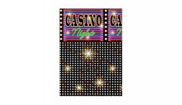Casino lights room roll vinyl wall decor