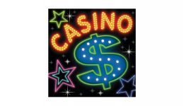 Casino party luncheon napkins