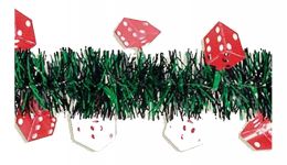 Casino tinsel garland