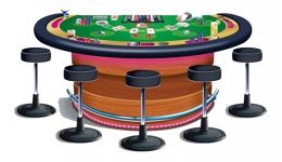 Craps and blackjack table insta theme casino props