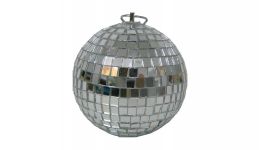 Disco silver mirror ball