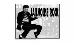 Elvis jailhouse rock tin sign