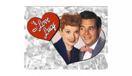 I love lucy tribute tin sign
