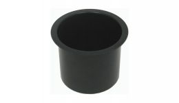 Jumbo aluminum black cup holder