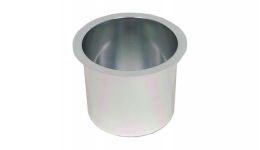 Jumbo silver aluminum cup holder
