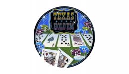 Large texas holdem plates