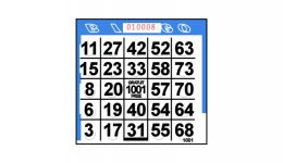 Push out bingo cards
