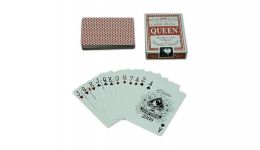 Queen red playing cards