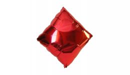 Red diamond 2 sided mylar balloon