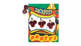 Slot machine jackpot party invitations