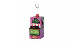 Slot machine weight and photo holder