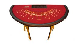 H style folding blackjack table made in the usa