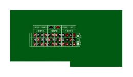 Professional roulette layout