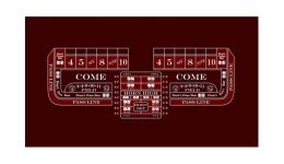 Professional craps layout