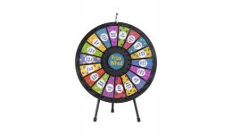 Custom tabletop prize wheel