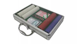 200 suited aluminum poker chip set