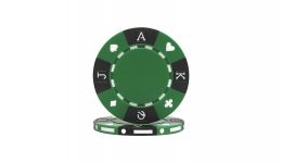 1000 tri color acrylic poker chip set